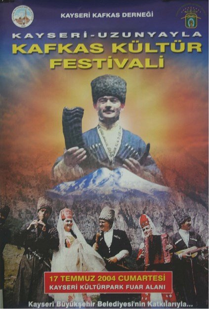 4. Uzunyayla Çerkes Kültür Festivali Afişi