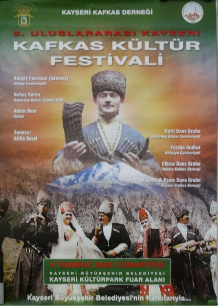 5. Uzunyayla Çerkes Kültür Festivali Afişi